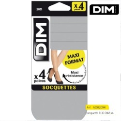 SOCQUETTE AD02094 ECODIM 30 DEN (4 Pares)         