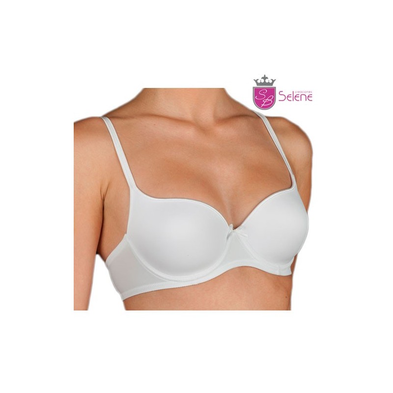 Sujetador mujer microfibra con aros y relleno                         