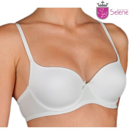 Sujetador mujer microfibra con aros y relleno                         