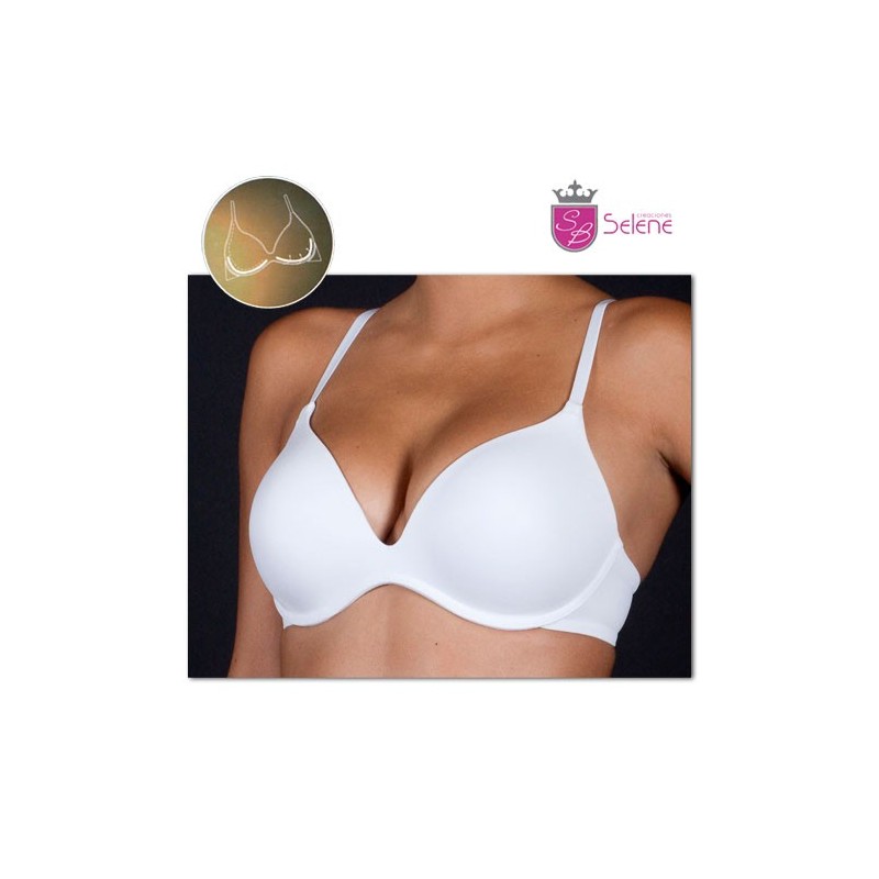 Sujetador de mujer básico con aros y relleno                          
