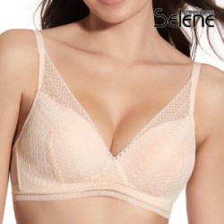 Sujetador mujer bralette encaje sin aros y relleno                    