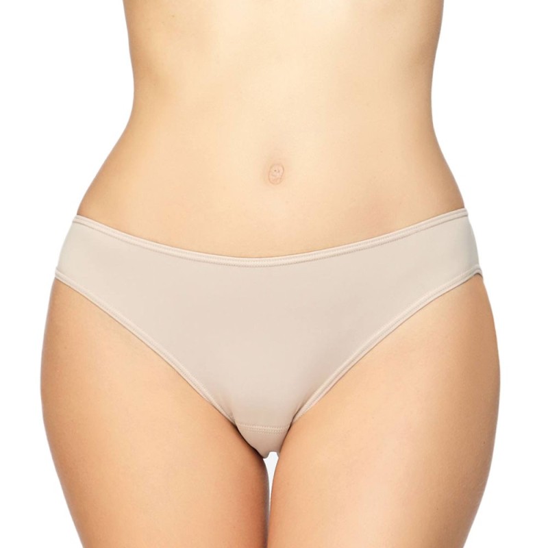 Bikini de mujer liso clásico de microfibra                            