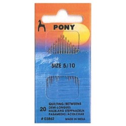 AGUJA CORTA SASTRE/PATC Nº 9 03859 (20 uds)       