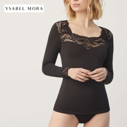 Camiseta mujer cuello...