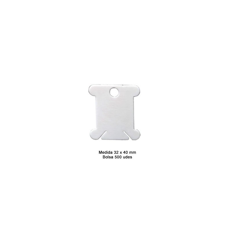 TARJETA HILO PVC 857317 (Unidad) 32x40mm          