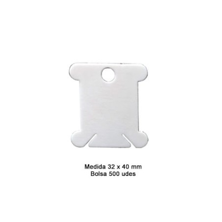 TARJETA HILO PVC 857317 (Unidad) 32x40mm          