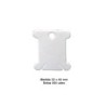 TARJETA HILO PVC 857317 (Unidad) 32x40mm          
