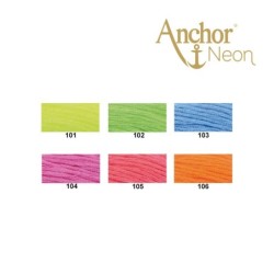 Hilo de bordar Anchor Neon (Madeja) - Mercys                          