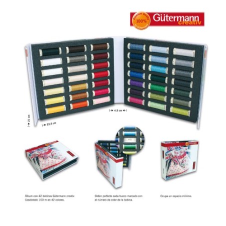 ALBUM 700894 GUTERMANN 100 MTS  (42 unds)         