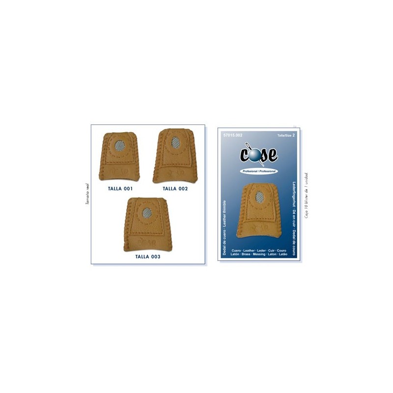 DEDAL CUERO 57015 (Caja)                          