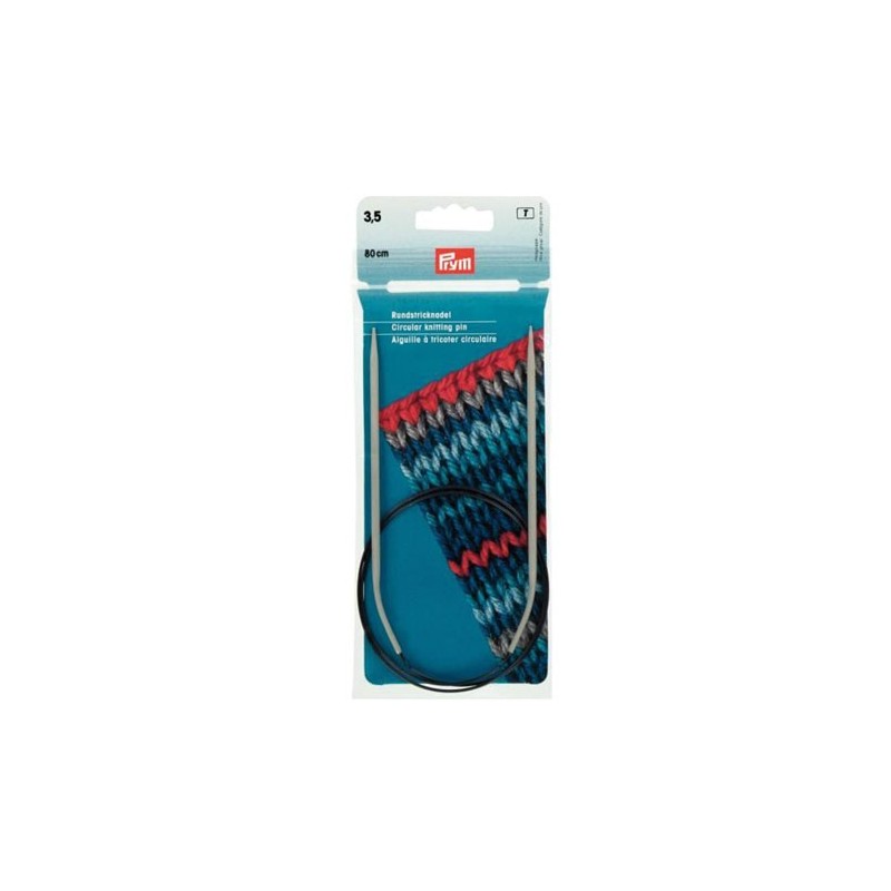 211234 Aguja circ tric. gris  80cm/3,00mm(Blister)