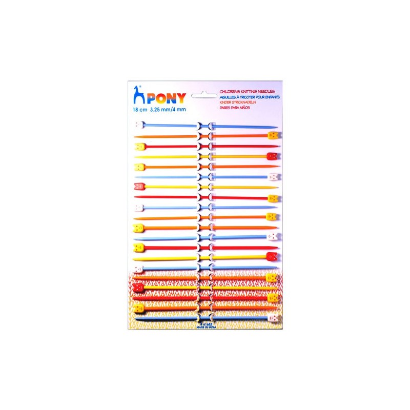 AGUJA TRICOTAR 61682 18cm (Blister 10 pares)      