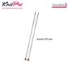 AGUJA TRICOTAR 10253 METAL NOVA 3,5mm (Par)       