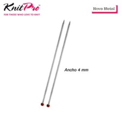AGUJA TRICOTAR 10255 METAL NOVA 4mm (Par)         