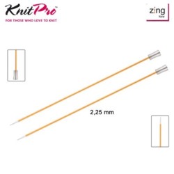 AGUJA TRICOTAR 47322 METAL ZING 2,25mm (Par)      