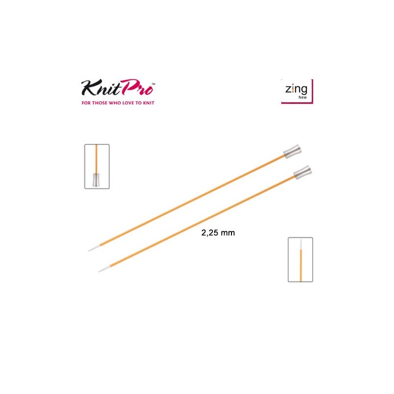 AGUJA TRICOTAR 47322 METAL ZING 2,25mm (Par)      