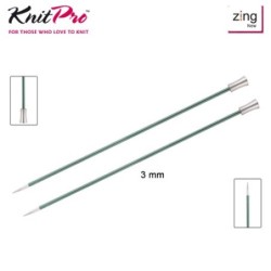 AGUJA TRICOTAR 47325 METAL ZING 3mm (Par)         