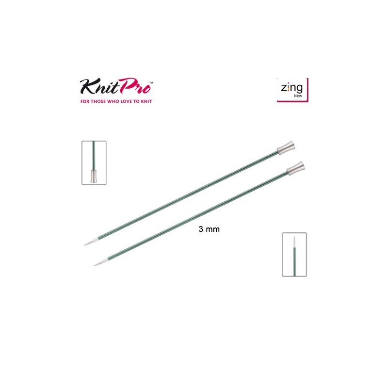 AGUJA TRICOTAR 47325 METAL ZING 3mm (Par)         