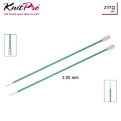 AGUJA TRICOTAR 47326 METAL ZING 3,25mm (Par)      