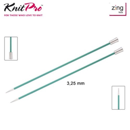 AGUJA TRICOTAR 47326 METAL ZING 3,25mm (Par)      
