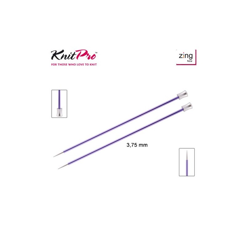 AGUJA TRICOTAR 47328 METAL ZING 3,75mm (Par)      