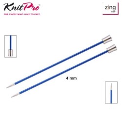 AGUJA TRICOTAR 47329 METAL ZING 4mm (Par)         