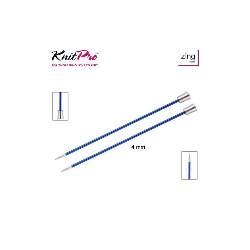 AGUJA TRICOTAR 47329 METAL ZING 4mm (Par)         