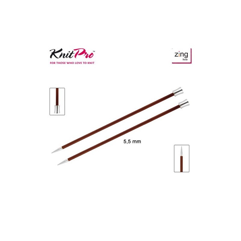 AGUJA TRICOTAR 47332 METAL ZING 5,5mm (Par)       