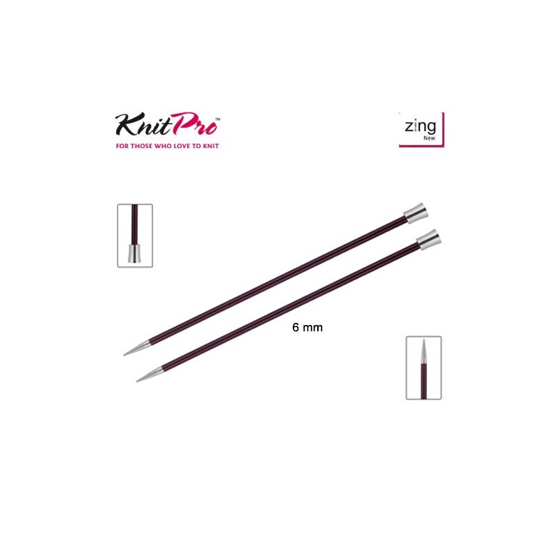 AGUJA TRICOTAR 47333 METAL ZING 6mm (Par)         