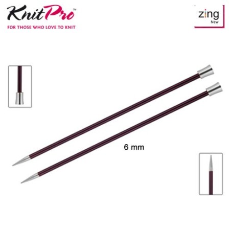 AGUJA TRICOTAR 47333 METAL ZING 6mm (Par)         