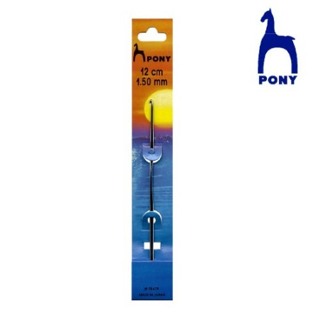 AGUJA CROCHET ACERO PONY 5867 (Unidad) 12CM       