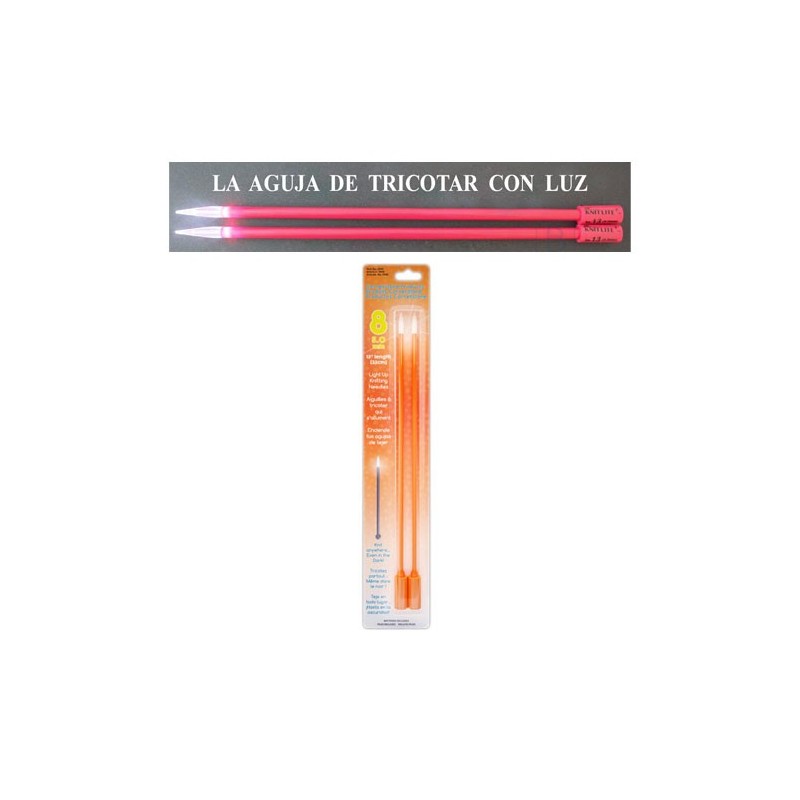AGUJA TRICOTAR 3990 LUMINOSAS (Par) 5             