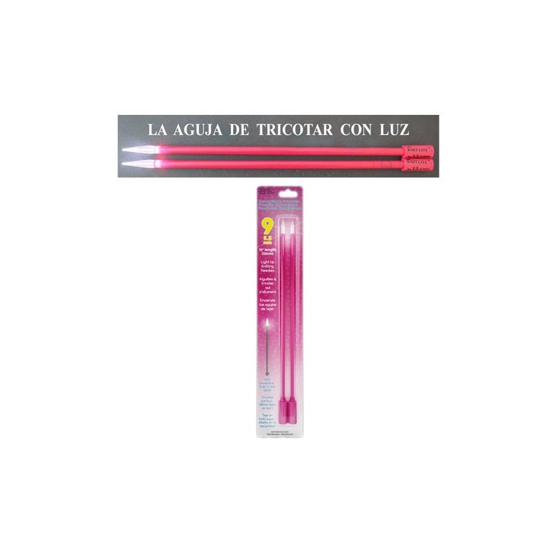 AGUJA TRICOTAR 3997 LUMINOSAS (Par) 5.5           