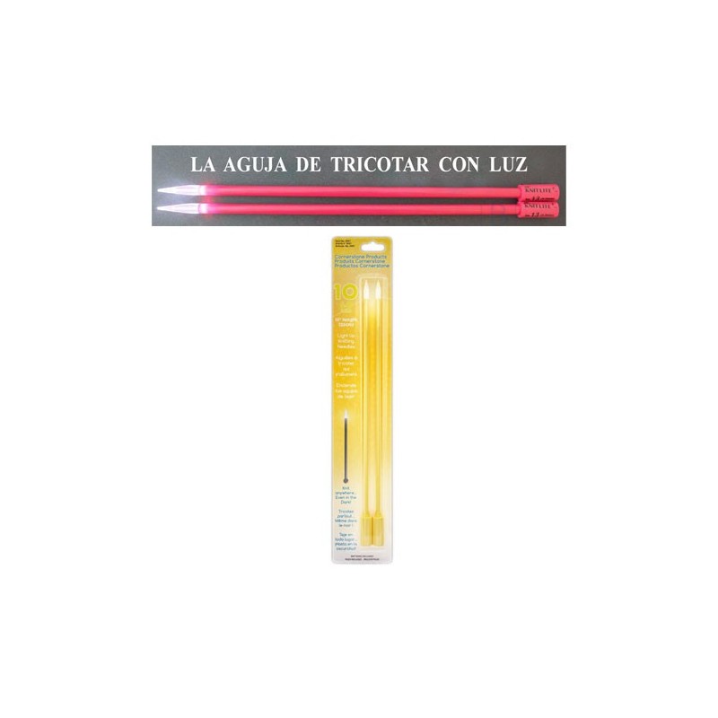 AGUJA TRICOTAR 3991 LUMINOSAS (Par) 6             