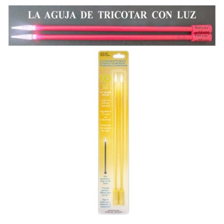 AGUJA TRICOTAR 3991 LUMINOSAS (Par) 6             