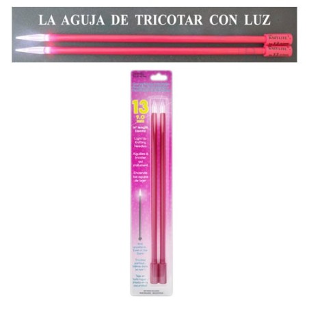 AGUJA TRICOTAR 3992 LUMINOSAS (Par) 9             