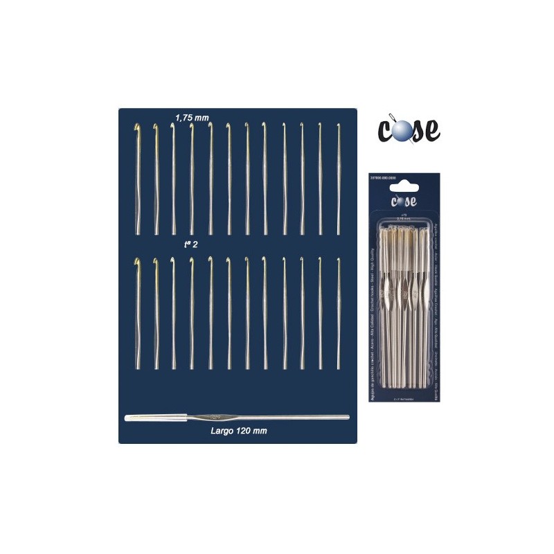 AGUJA CROCHET 357000.002 (Blister12 uds)Tª2       