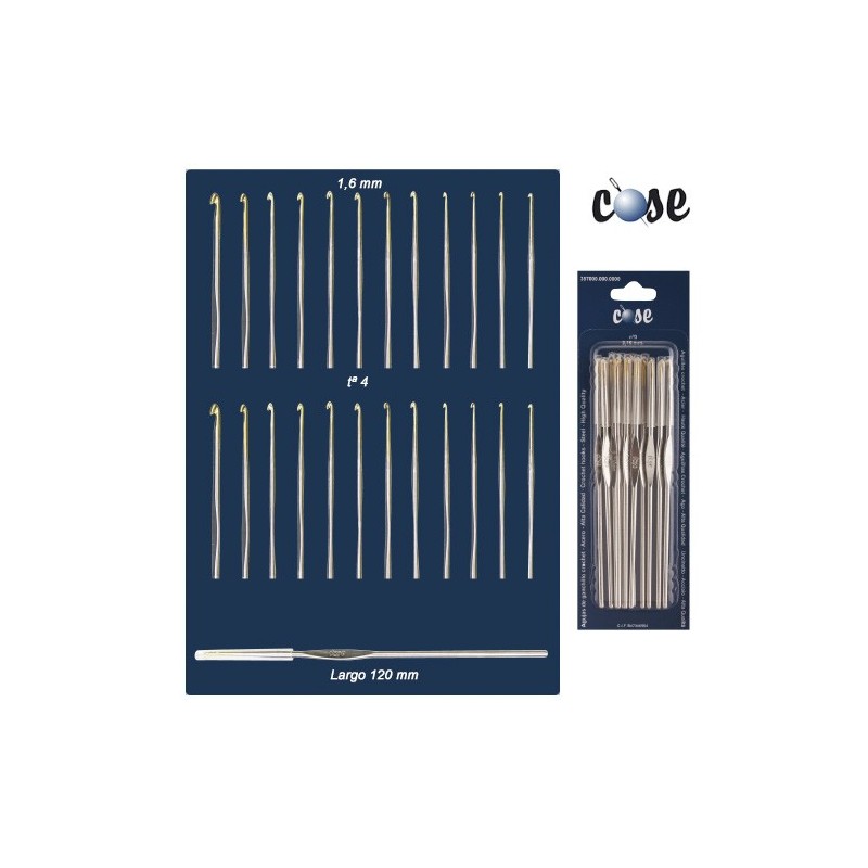 AGUJA CROCHET 357000.004 (Blister 12 uds)Tª4      