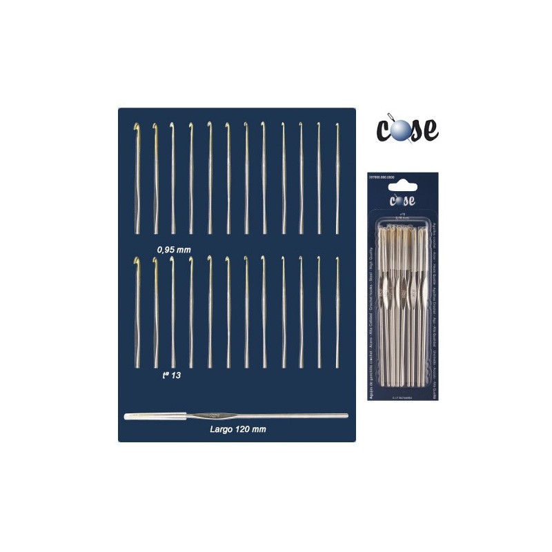 AGUJA CROCHET 357000.013 (Blister12 uds)Tª13      