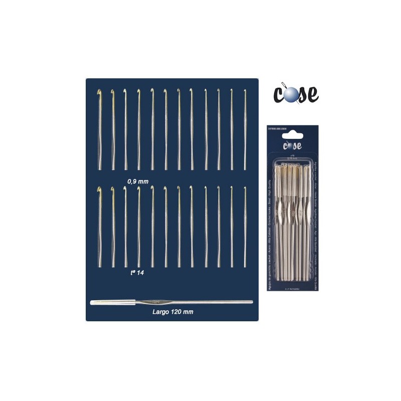 AGUJA CROCHET 357000.014 (Blister12 uds)Tª14      