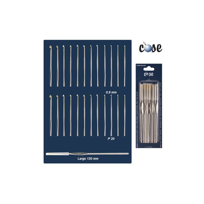 AGUJA CROCHET 357000.020 (Blister12 uds)Tª20      