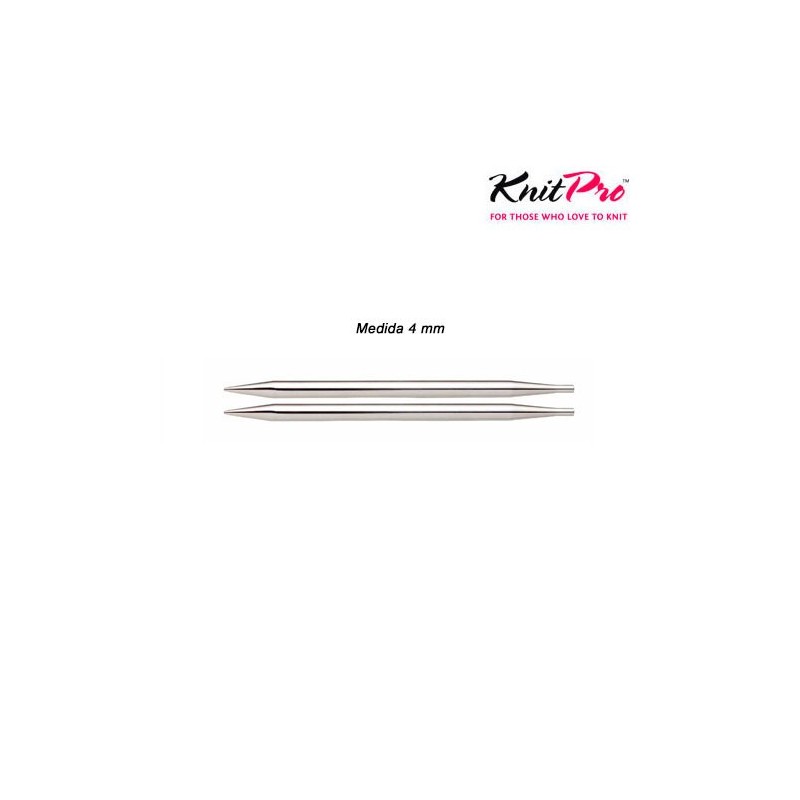 AGUJA CIRC,CORTA 10424 INTERCAM. 4mm (Par)        