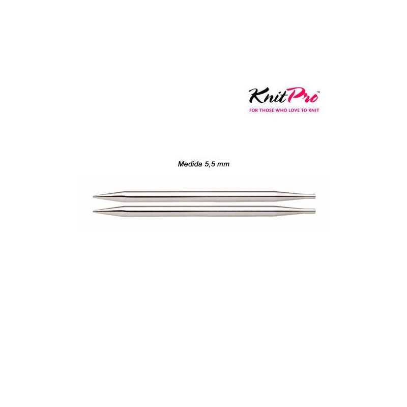 AGUJA CIRC.CORTA 10427 INTERCAM. 5,5mm (Par)      