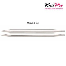 AGUJA CIRC.CORTA 10428 INTERCAM. 6mm (Par)        