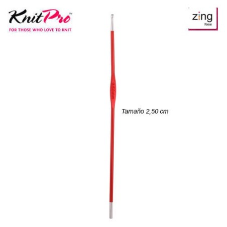 AGUJA GANCHILLO 47463 ZING (Unidad) 2,50cm        