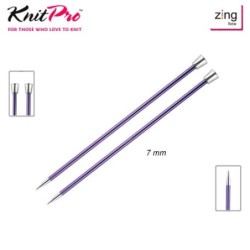 AGUJA TRICOTAR 47335 METAL ZING 7mm (Par)         