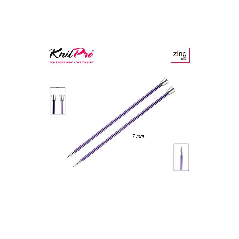 AGUJA TRICOTAR 47335 METAL ZING 7mm (Par)         