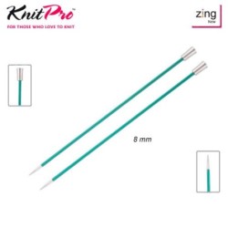 AGUJA TRICOTAR 47336 METAL ZING 8mm (Par)         