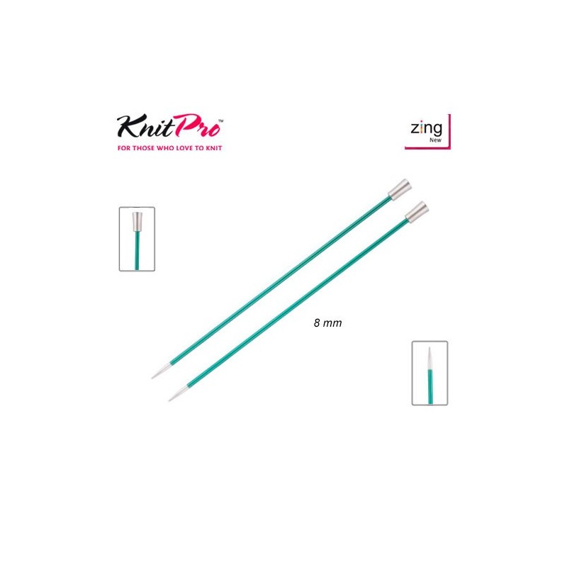 AGUJA TRICOTAR 47336 METAL ZING 8mm (Par)         