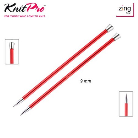 AGUJA TRICOTAR 47337 METAL ZING 9mm (Par)         